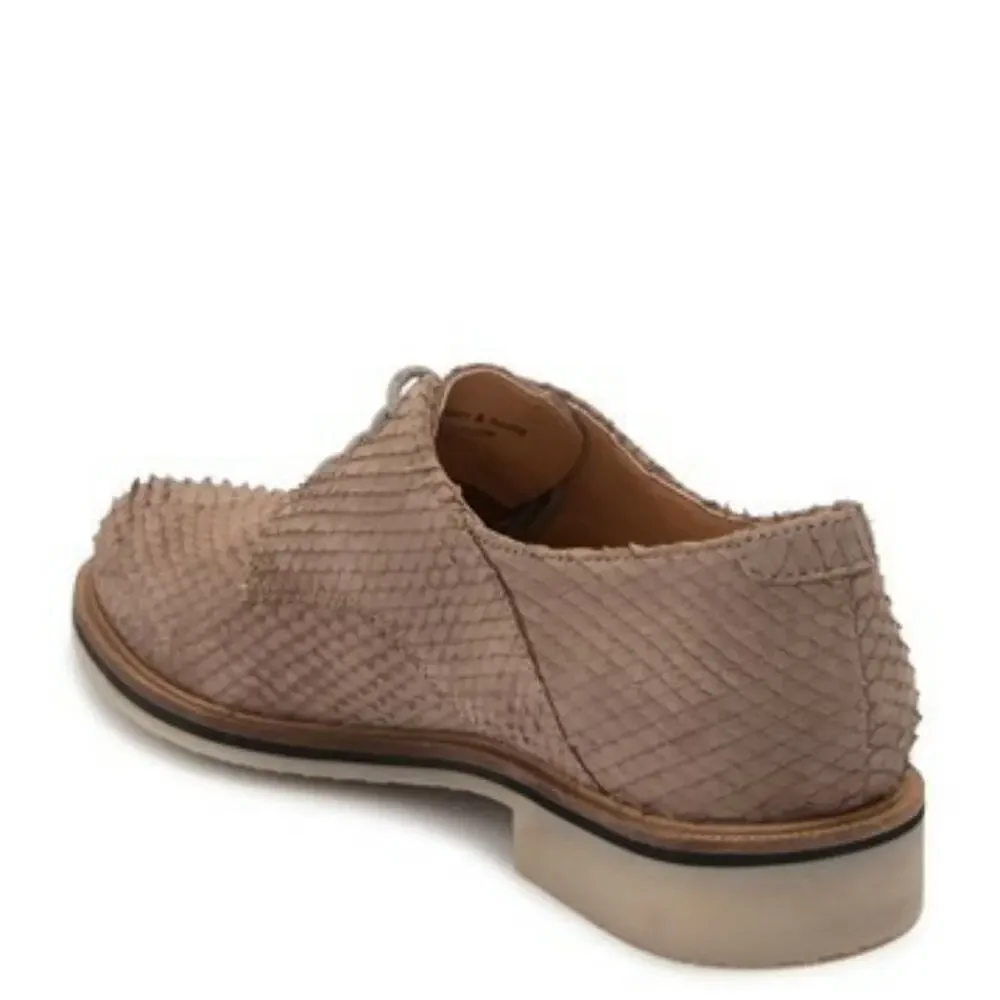 Anthropologie Seychelles taupe leather derby shoes size 10